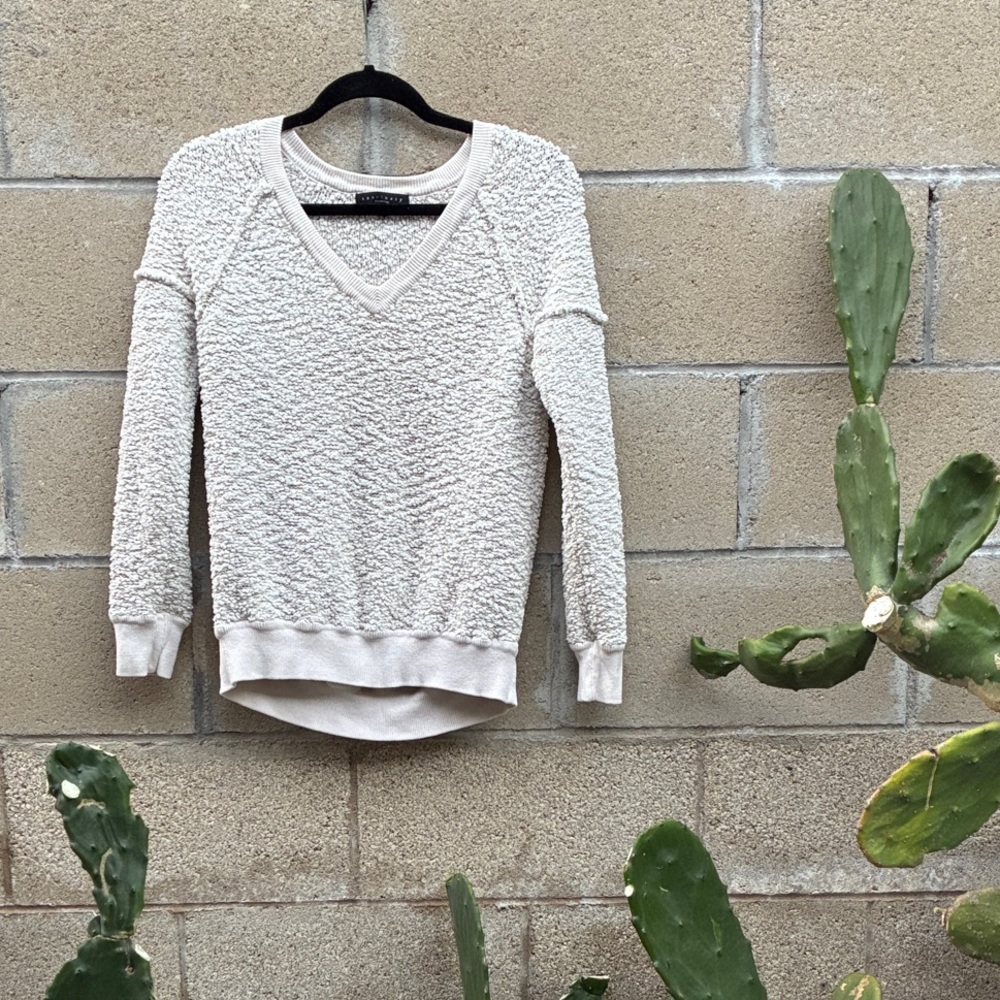 Sanctuary Textured V-Neck Sweater